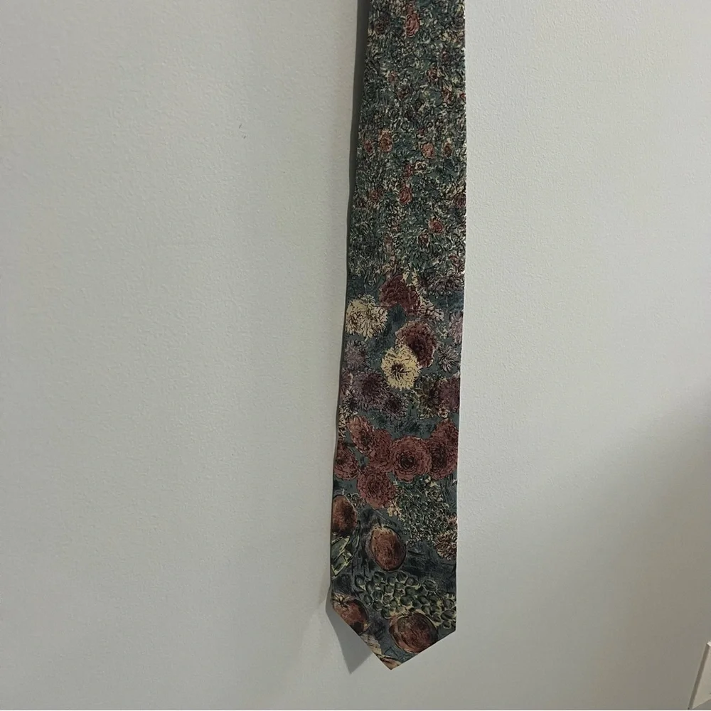 Torriani Multicolor Floral 100% Italian Silk Tie